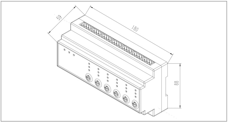 安全地毯控制器尺寸