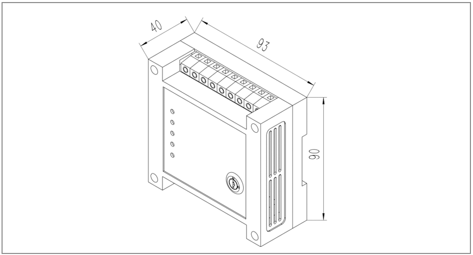 安全地毯控制器尺寸